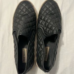 Steve Madden Ecentrcq Black Slip On Sneakers
